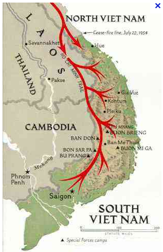 vietnam map - ho chi min